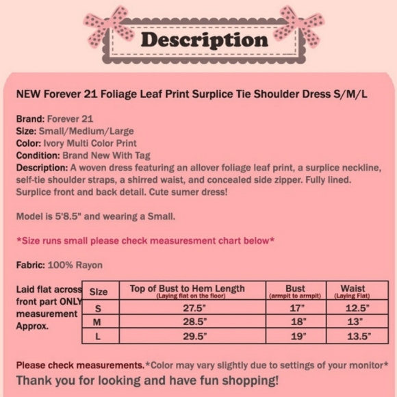 Tropical Foliage Leaf Print Tie Shoulder Dress - Picture 4 of 4